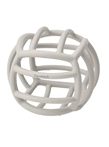 cyummut シリコンボール はじめて知育専門ベビーボール (サンドベージュ, grip grap-にぎる)