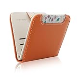 Pomelo Best Portafoglio da donna piccolo con protezione RFID, mini portafoglio in morbida pelle PU, design elegante con stampa, leggero e pratico per tutti i giorni e i viaggi, Colore: arancione., S
