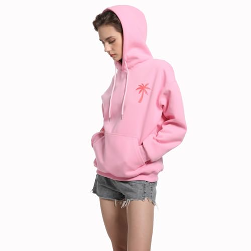 Pink Sailing boatpuff hoodie，girls Sailing boat puff，Oversized Cute Preppy Sweatshirt2