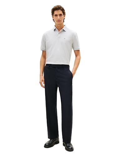 Image of Tommy Hilfiger Men's Short Sleeve Cotton Pique Polo Shirt in Classic Fit