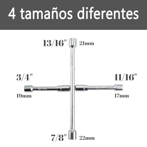 Llave de cruz para llantas 14 Imagen adicional