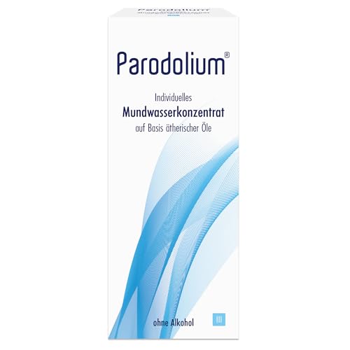 Parodolium III Mundspülung - antibakterielles Mundwasser aus natürlichen ätherischen Ölen - bei Mundgeruch und Zahnfleischentzündung - ohne Alkohol - 1 x 50 ml