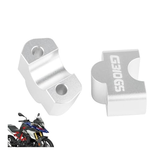 Montaje abrazadera barra elevadora manillar G310GS aluminio mecanizado premium 2
