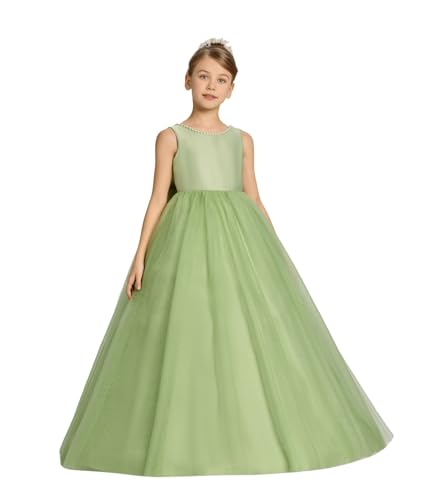 Flower Girl Dress for Wedding Girl Pageant First Communion Dress Birthday Party Ball Gowns for Kids2