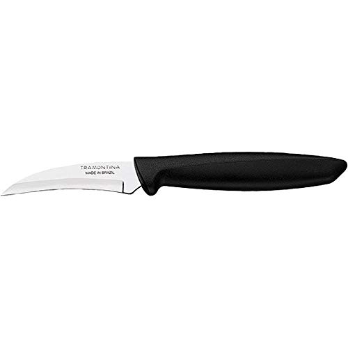 Tramontina Plenus Faca para Tornear Frutas e Legumes, Preto, 7.62 cm