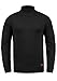 Produktbild Blend BHLatif Herren Rollkragenpullover Pullover Strickpullover mit Rollkragen Rippbündchen Baumwollmischung Regular fit, Größe:L, Farbe:Black (70155)