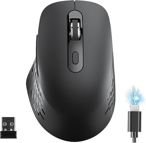 Amazon | ワイヤレスマウス bluetooth 5.2 + 2.4GHz 無線 静音 Type-C
