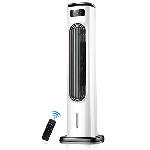 Ainaobaoybz Climatizador Evaporativo,Climatizador Portátil, Refrigerador de Ventilador evaporativo Digital de Potencia portátil, Tanque de Agua 5L - Filtro de Polvo - 3 configuraciones de Velocidad