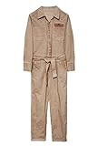 MATERIAL: Das Material des Retro Worker Overalls besteht aus einem strapazierfähigen Gewebe aus Baumwolle mit Stretch für mehr Bequemlichkeit.