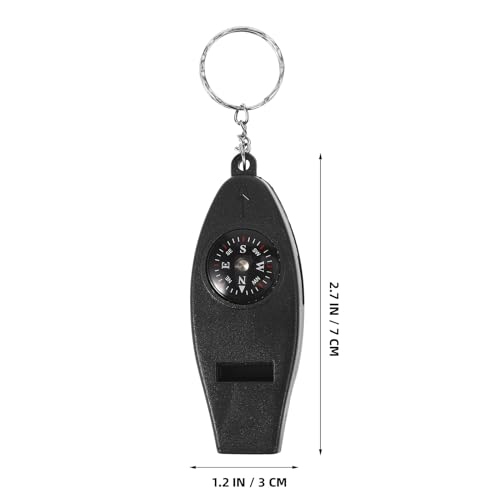 Silbato de Supervivencia con Brújula y Termómetro Beaupretty miniatura 2