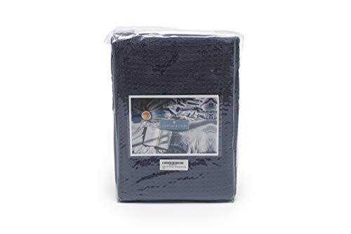 Cotton & Calm Dreamy Cooling Blanket-All Season Waffle Blanket-100% Cotton Blanket-Blankets Queen Size 90X90 Inches-Grey Waffle Weave Thermal Bed Blanket-Lightweight Queen Blanket Perfect For Bed #TOP5