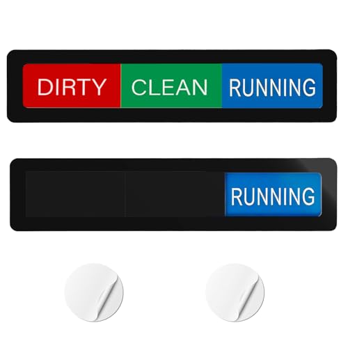Three Status Dishwasher Magnet Sign
