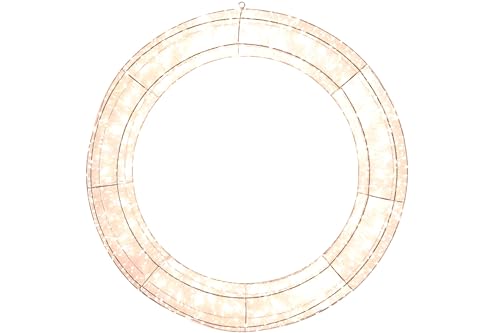 X-MAS Art Collection LED Lichtkranz XXL auf Metallring Ø 70 cm 1800...