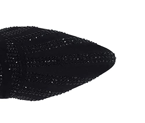 Impo Vanidy Bling Bootie With Memory Foam, Black/Jet, 8 #TOP5