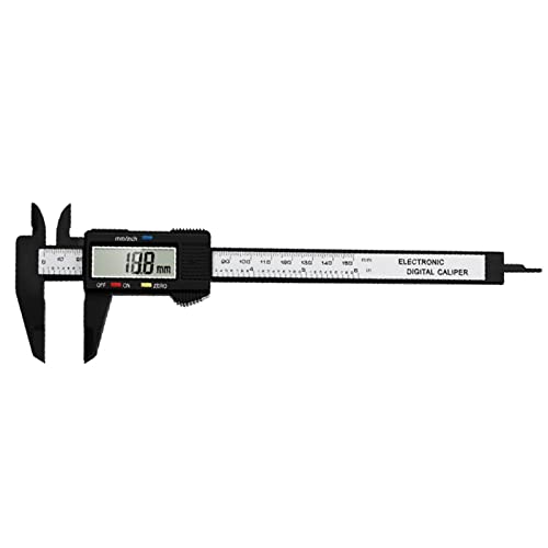 ZDETGU Calibrador Digital Herramienta de Medición de 0 150 Mm con Pantalla LCD para Lecturas Precisas Calibrador Electrónico de Grado Profesional para Talleres, Laboratorios y Proyectos de Bricolaje