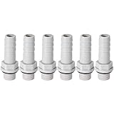 Schlauch anschluß mit Widerhaken. An einem Ende ist ein National Pipe Gewinde (G) und am anderen ein Stacheleinsatz angebracht