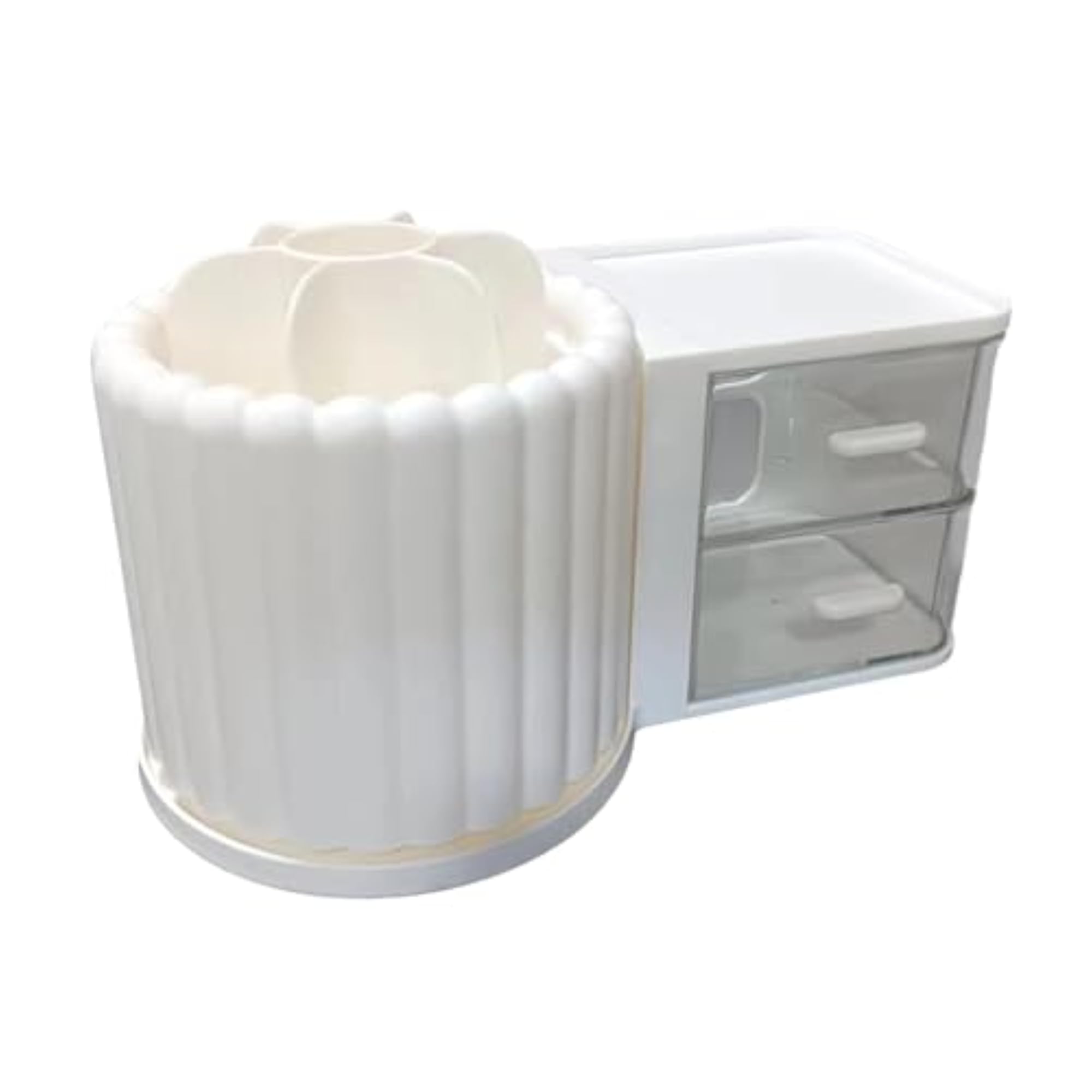 Makeup Organizer Holder Drawer 360 Rotating Pencil Pen Holder