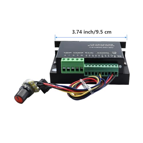 Controlador de motor speed controller WS55-220 con amplio rango de 20V a 50V 8