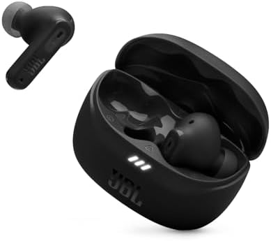 （01:30時点） JBL TUNE BEAM 2 ワイヤレスイヤホン ハイブリッドノイズキャンセリング 防水防塵 マルチポイント接続 急速充電 片側使用 アプリ対応 (ブラック)