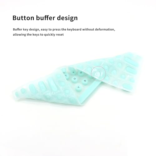Protector para teclado para uñas largas silicona MacBook Pro 13 miniatura 2