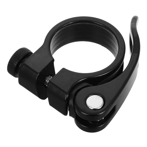 GOOHOCHY Folding Bike Seatpost Clamp Quick Release Aluminum Saddle Clamp for Road Bicycles Durable Lightweight Versatile Bike Accessory Multiple Colors