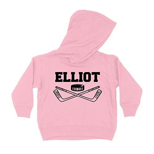 Hockey Elliot Kids Hoodie Sweatshirt Toddler 4T Light Pink