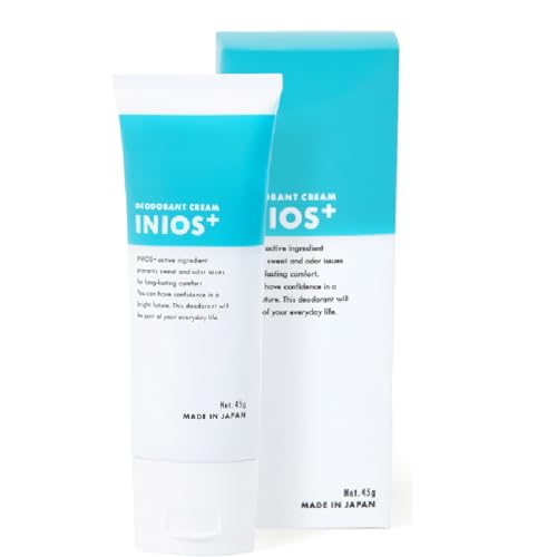 【医薬部外品】 イニオスプラス ワキガ用クリーム 制汗 抑臭 抗菌 デオドラントクリーム 45g