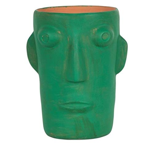Preisvergleich Produktbild Kitsch Kitchen Vase Cabeza, groß, Grün