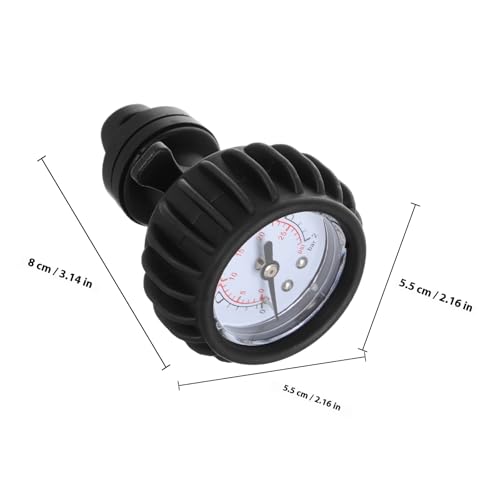 JUMPLAWN Luftdruckmesser für Schlauchboote und Kajaks Robustes PVC Vielseitig Einsetzbar Präzise Druckmessung für Aufblasbare Boote Surfboards und Kajaks Benutzerfreundliches Design Klare Anzeige
