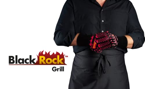 Heat & Temperature Resistant Gloves 500C/932F BBQ Aga Oven Silicon Safety (Medium.)