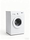 Smart Front Load Washer - Wi-Fi Connected, Auto-Detergent Dispenser & Anti-Vibration System, Modern Laundry Appliance