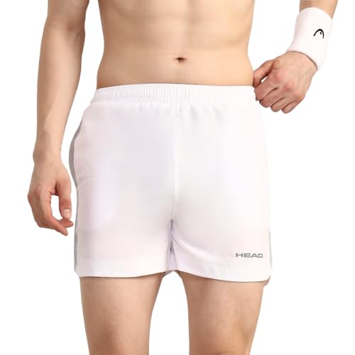 Image of Head HPS-1115 Badminton Shorts for Mens, Colour - White