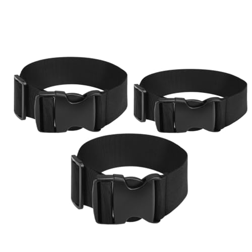 PACKOVE 3 cinghie di collegamento per bagagli, con fibbia regolabile, in nylon regolabile