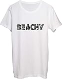 Beachy Minimal Palm Leaves Typobnfty Beach Sand and Sun Typobnfty - Camiseta para hombre