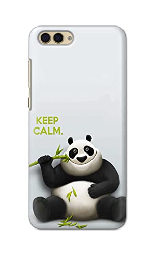 Image of Printed Hard Back Cover Case for Honor View 10 | Honor V10 Back Cover (Cartoon Panda) -203