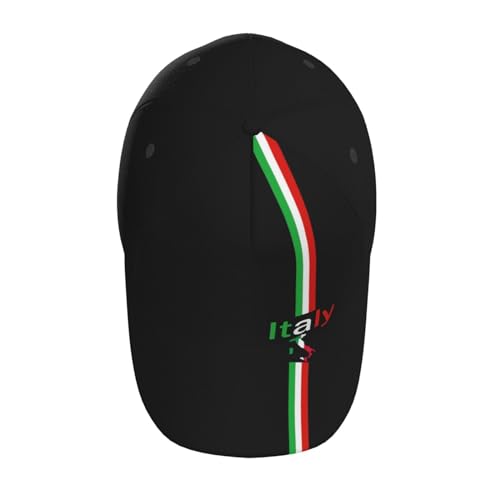 Gorra snapback con bandera de Italia unisex ajustable miniatura 4