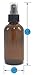 (6) 4 Ounce 4 oz Empty Amber Glass Bottles W/black Fine Mist Sprayer (6) 3ml Pipettes (6) Chalk Labels for Essential Oils, Cleaning Products, Aromatherapy