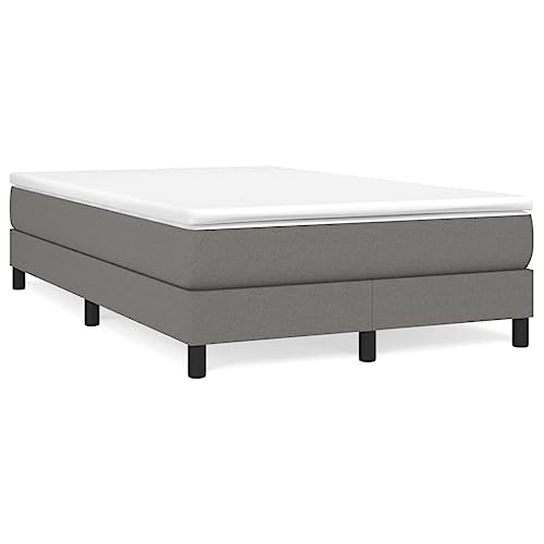 DYRJDJWIDHW boxspringbett 180x200,Bett 180x200,boxspringbett Boxspringbett Dunkelgrau 120x200 cm Stoff – Bild 3