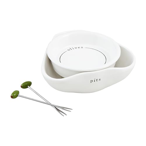 Mud Pie Stacked Olive Dish; bowl 2" x 5 1/2"