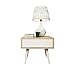 Mesilla de Noche Diseño moderno de la sala de estar dormitorio Mesilla de noche Mesita de noche Mesa consola de madera para Muebles de Sala de Estar de Dormitorio ( Color : Beige , Size : 45x60x50cm )