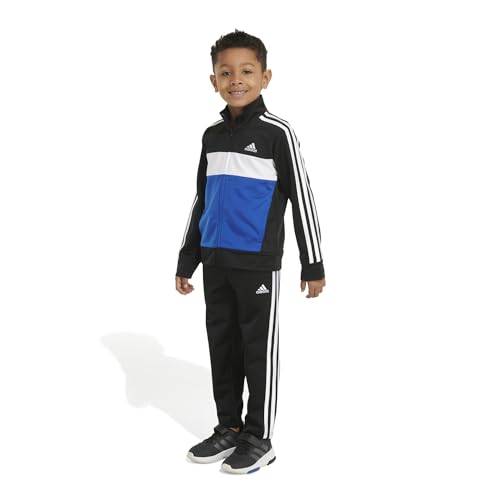 Image of adidas Boys' 2-piece Color Block Tricot Track Set