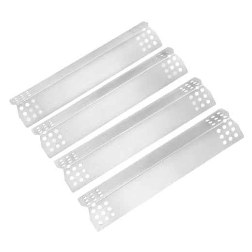 Denmay 37cm Brennerabdeckung für Barbecook Siesta, Taino Red/Pro, für Landmann, für Campingaz, Metro Tarrington House, alle Burnhard Fred-Serien, 3 Stück 2 GFTIME 37cm Edelstahl Brennerabdeckung Ersatzteile für alle Burnhard Fred Serie, Barbecook Siesta, Taino Red/Pro 4&4+1, Metro Tarrington House, Landmann, Campingaz, 4 Pack