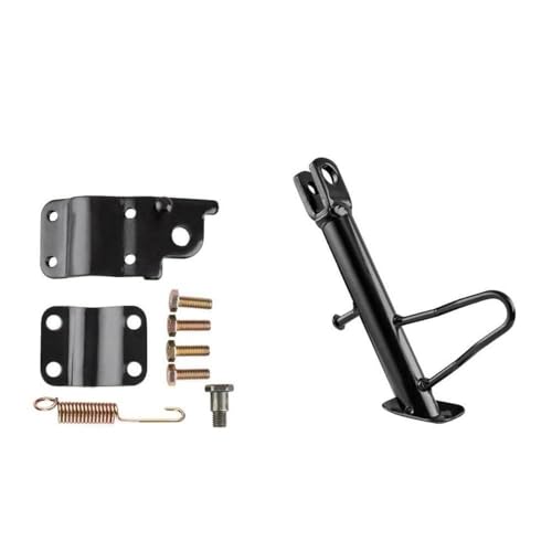 Vélo électrique support latéral stable contre chute batterie moto