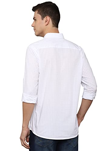 Image of Allen Solly Checks Cotton Regular Fit Men's Casual Shirt
