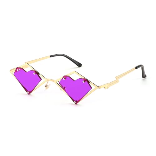 Irregular Love Hip-Hop Sunglasses - Unique Unisex Shades for Hip Style Lovers