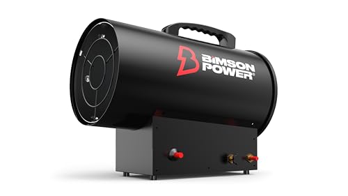 Bimson Power 15kW Propane Space Heater, 51,000 BTU Gas Heater for Workshop, Garage, Greenhouse, Shed...