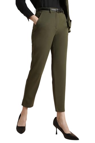 Image of Van Heusen Women High Rise Formal Regular Fit Comfort Trouser