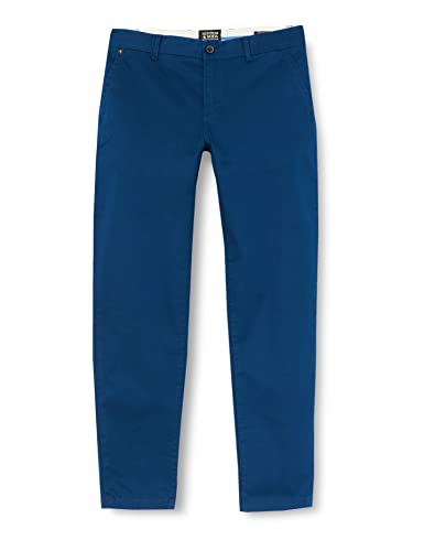 Scotch & Soda Essentials Stuart-Chino en Coton Biologique Stretch, Petrol 0133, 32W x 32L Homme Cover
