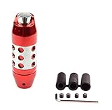 AutoBoy Alumium Alloy Shift Knob with Button Gear Stick Shift Shifter Knob Lever Cover Fit for Most