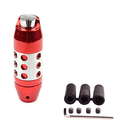 Autoboy Alumium Alloy Shift Knob With Button Gear Stick Shift Shifter Knob Lever Cover Fit For Most Automatic Transmission (At) With Button #TOP12